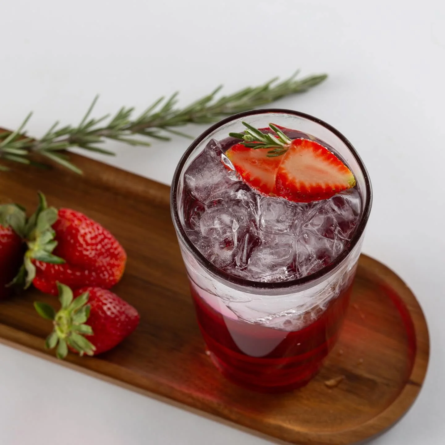 Soda de frutos rojos